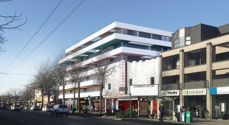 An artist's rendering of the proposed development. 