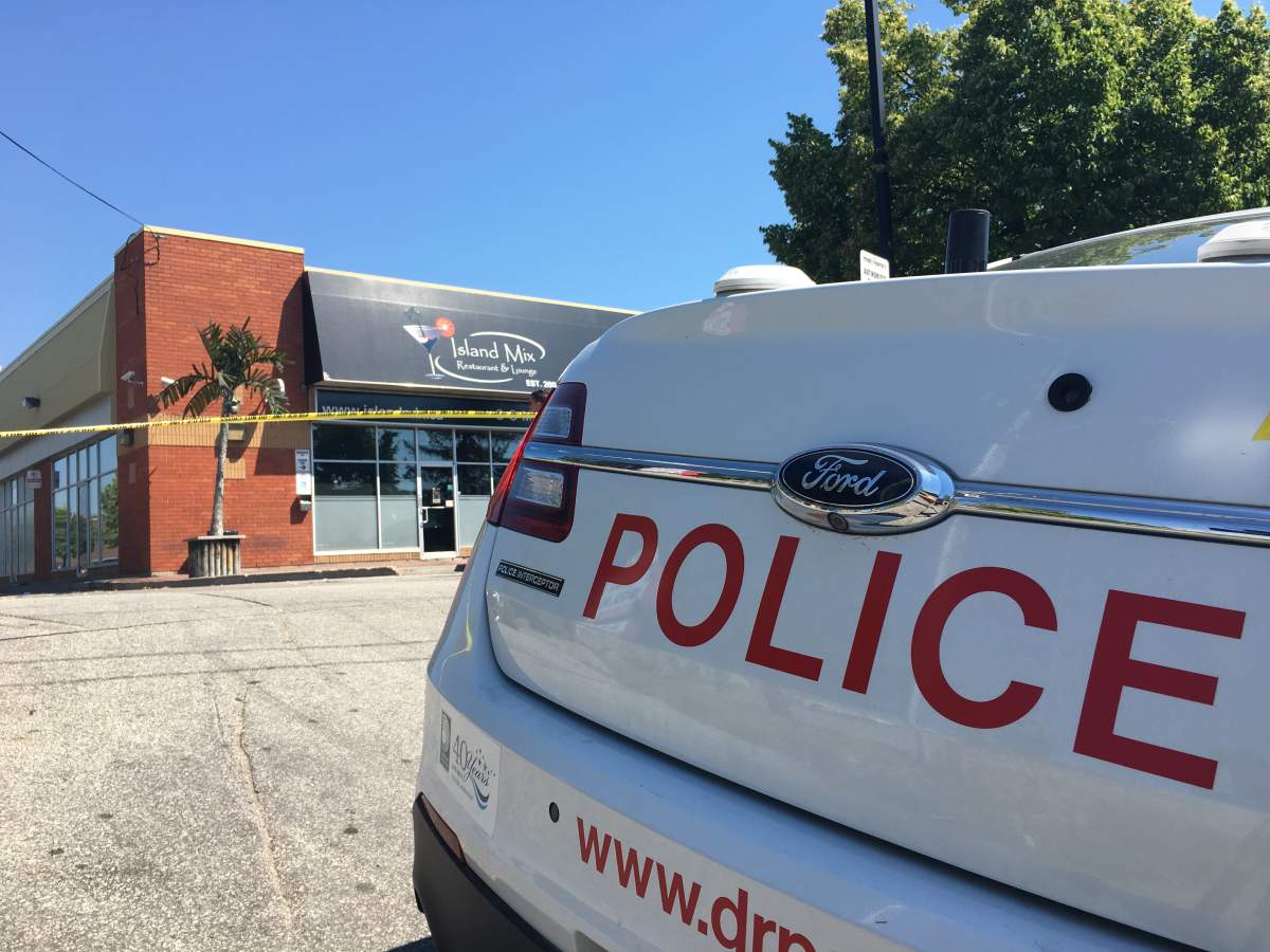 Durham police are investigating after an early-morning shooting near a Pickering, Ont., restaurant on Friday.