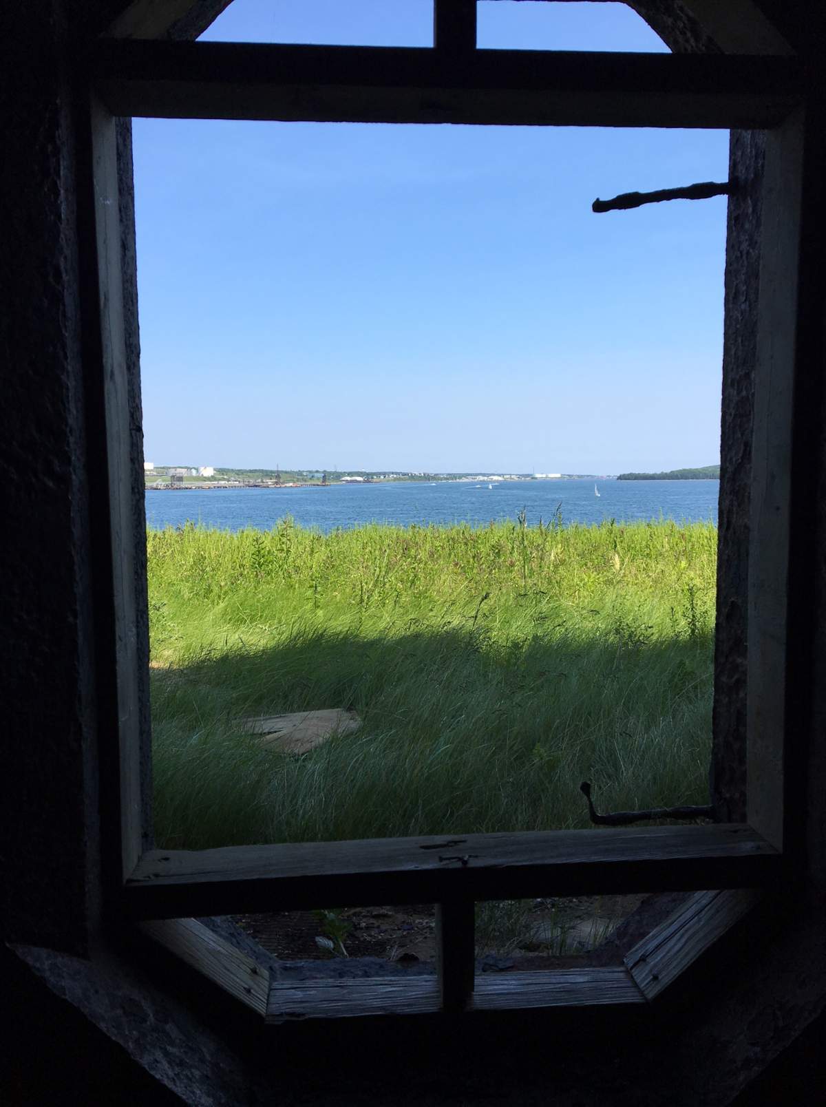 A photo taken while on Georges Island on June 30, 2018