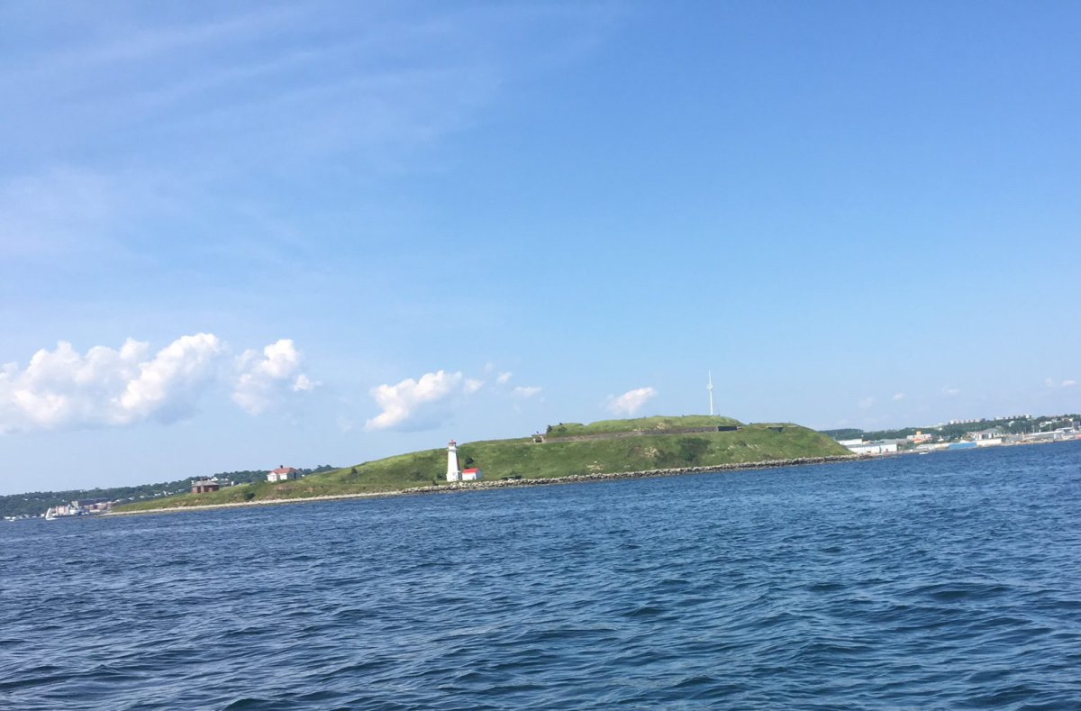 Georges Island in Halifax Harbour on June 30, 2018.
