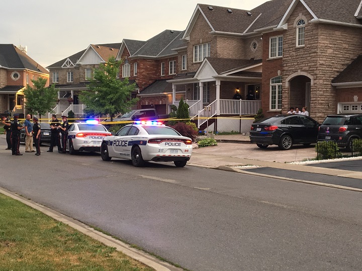 Police are responding to a fatal shooting on Donwoods Court in Brampton.