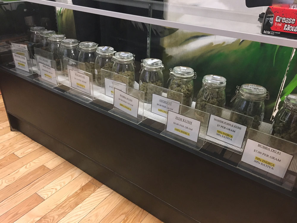Marijuana is offered for sale in an Ottawa dispensary, July 27, 2018.