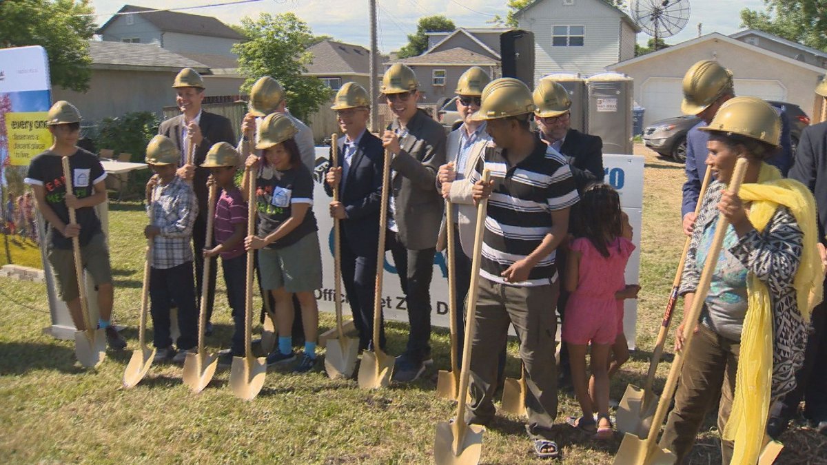 Habitat For Humanity breaks ground for Manitoba's first NetZero Project. 