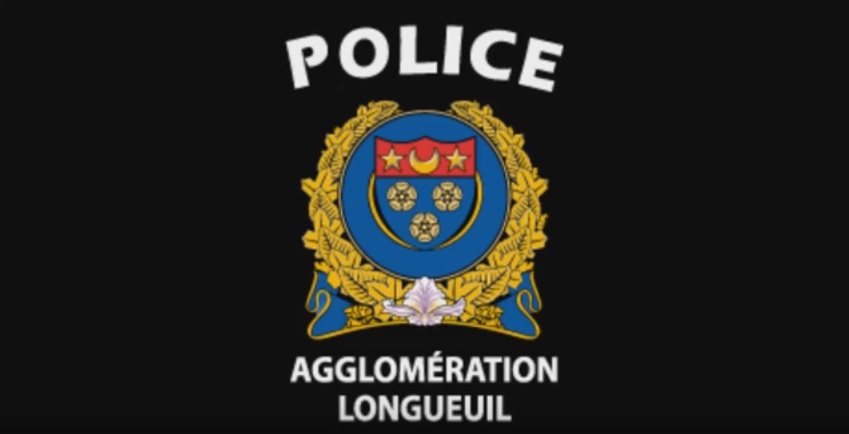 Longueuil police department banner.