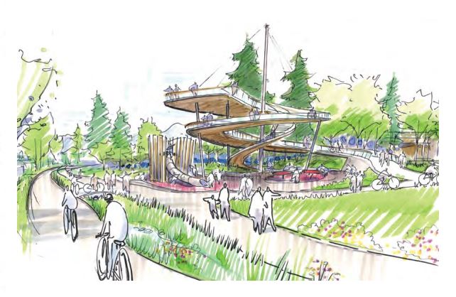 Zone eight, dubbed “The Lookout” will include a fully accessible lookout tower.