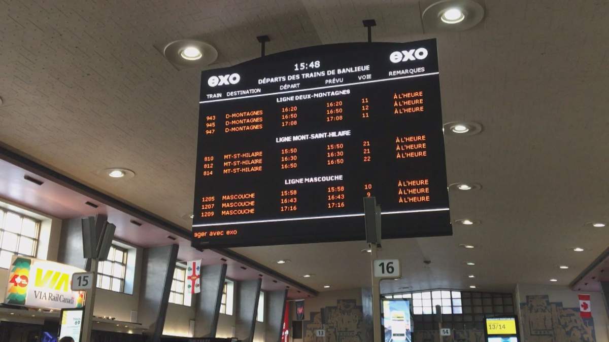 Trains are delayed or cancelled on the Vaudreuil-Hudson line.