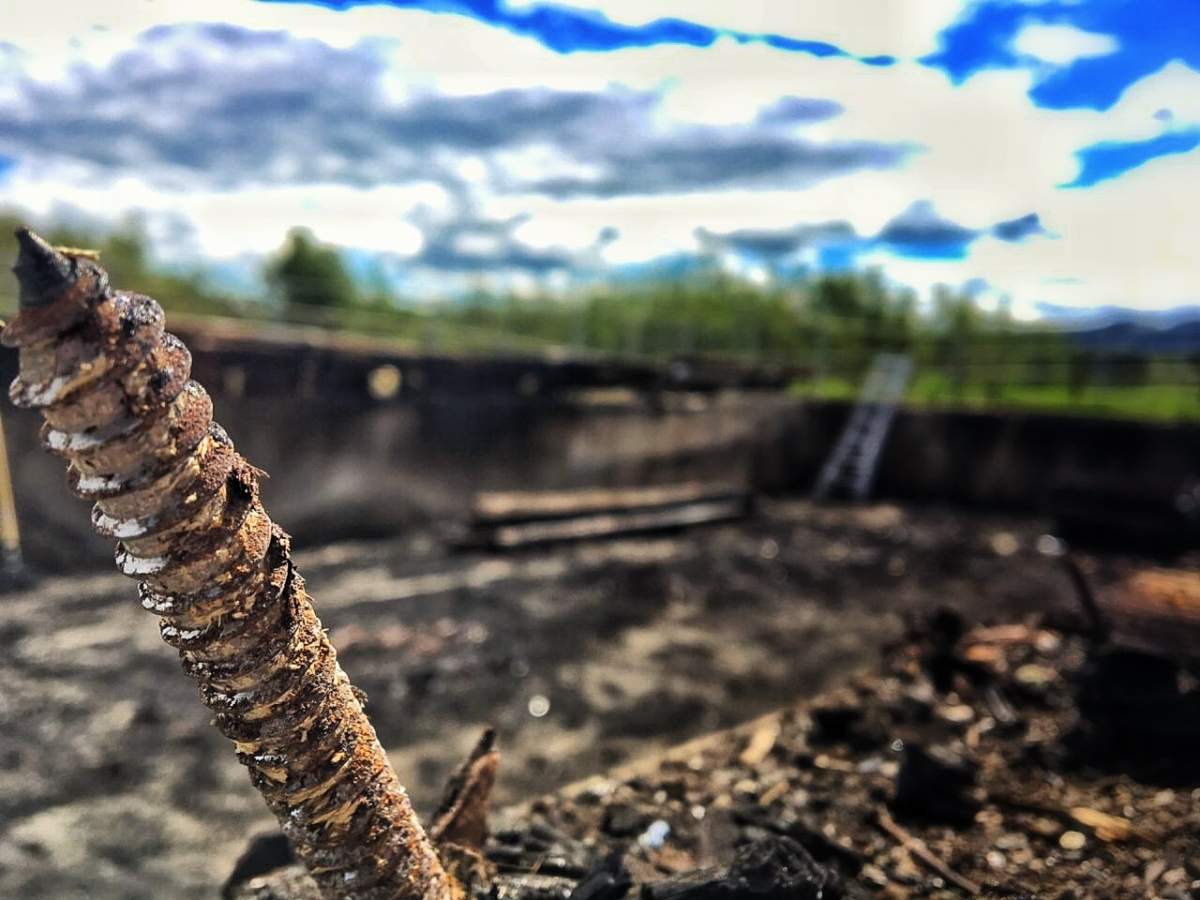 Scorched remains of McDougall Memorial United Church