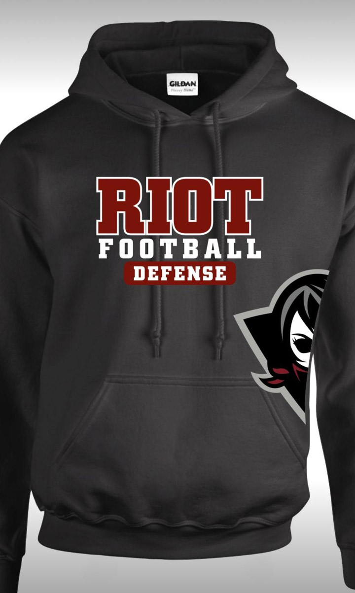A man accused in a kidnapping near Melville was wearing a Regina Riot hoodie with “Defence” on the front.