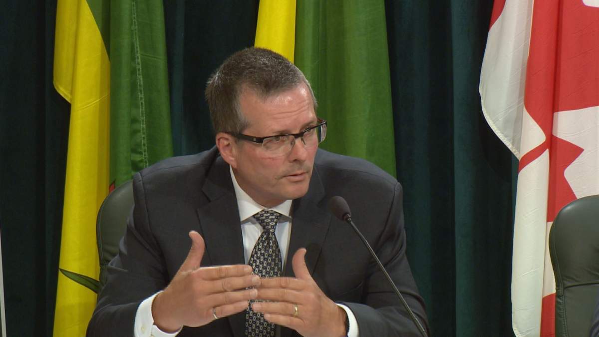 SaskPower CEO Mike Marsh discusses the company's 2018 annual report on July 9, 2018.