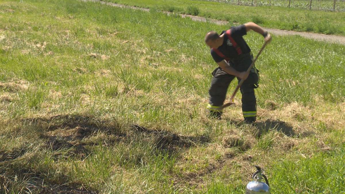 Quick-acting residents help battle grass fire at Munson Pond - image