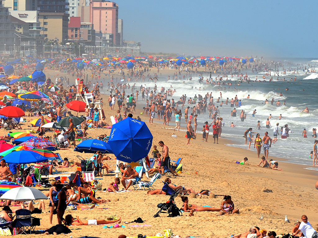 A woman was impaled by a beach umbrella last July while lounging at Ocean City beach.