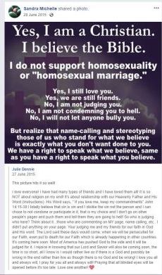 A Facebook post shared by UCP nomination candidate Sandra Kim.