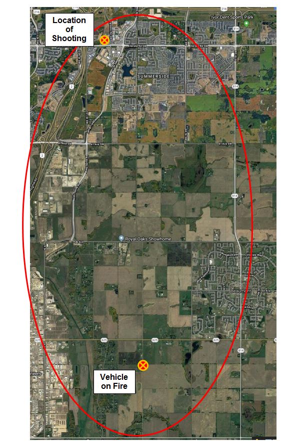 On Thursday, police released a map showing an area in which they are seeking photos and video captured between 5:45 p.m. and 8 p.m. on Monday that shows a newer model white Jeep Grand Cherokee. Anyone who has footage like this is asked to contact police.