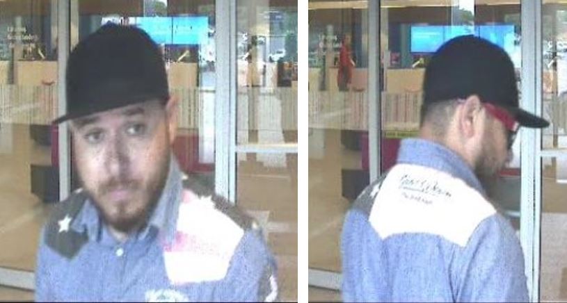 Kingston police have released this photo, taken from a bank's security footage, of a man they say used a stolen debit card. According to police, it is unknown at this time if he was involved in the actual theft of the card.