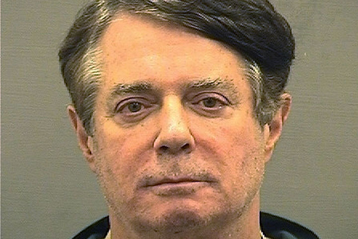 Former Trump campaign manager Paul Manafort is shown in this booking photo in Alexanderia, Virginia, July 12, 2018.