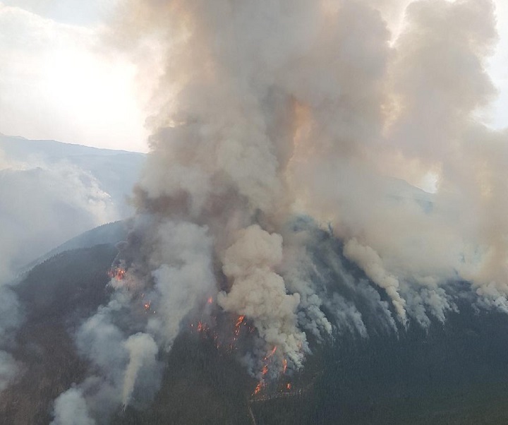 Officials say they successfully carried out a planned ignition on the Placer Mountain fire on Sunday.