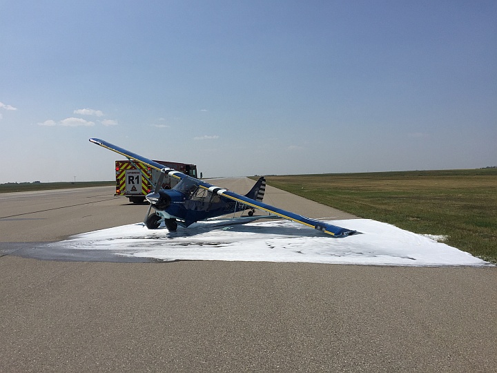 Plane crash at Lethbridge Airport