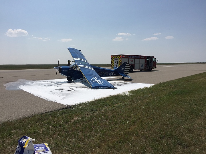 Plane crash at Lethbridge Airport