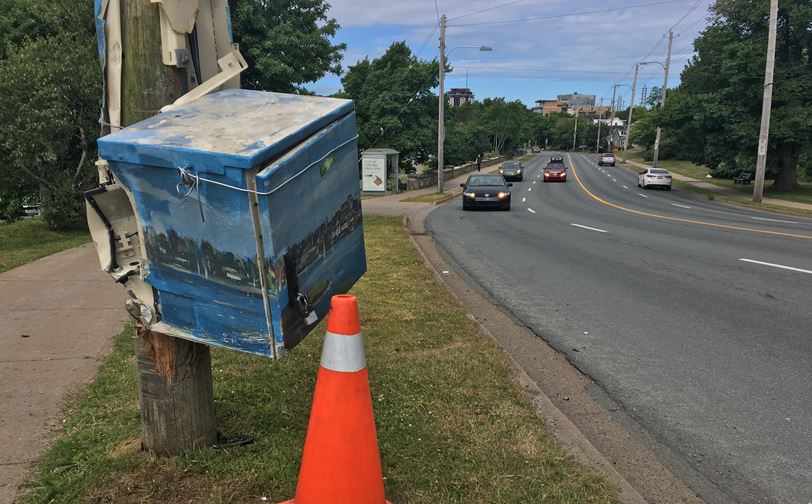 The 7000 block of Quinpool Road in Halifax, pictured on July 14, 2018.