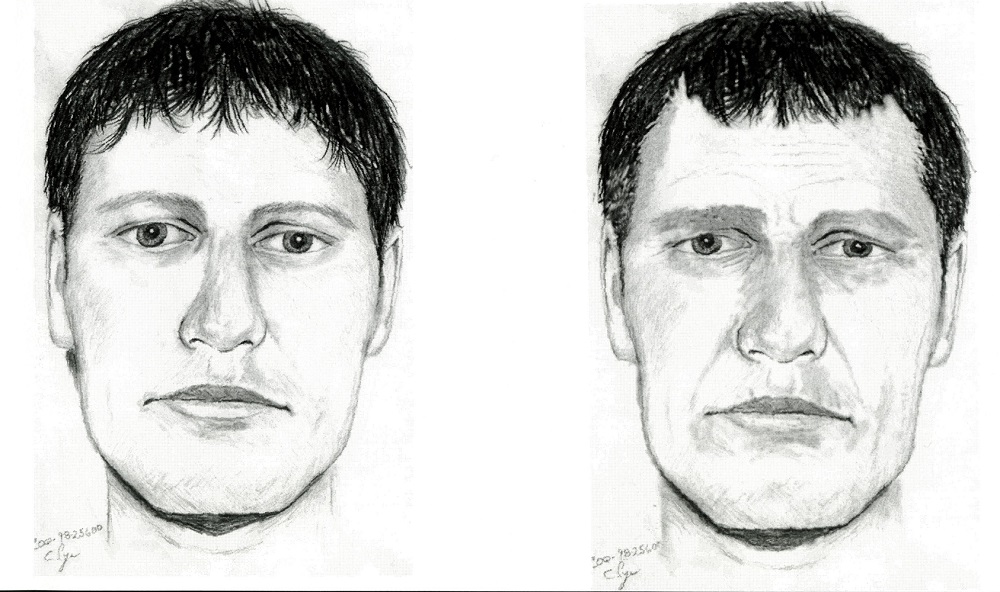 Coquitlam RCMP has released this sketch of the man in the hopes someone will recognize him.