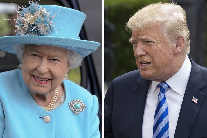 Donald Trump will meet the Queen on Friday during his first visit to Britain since becoming president. 