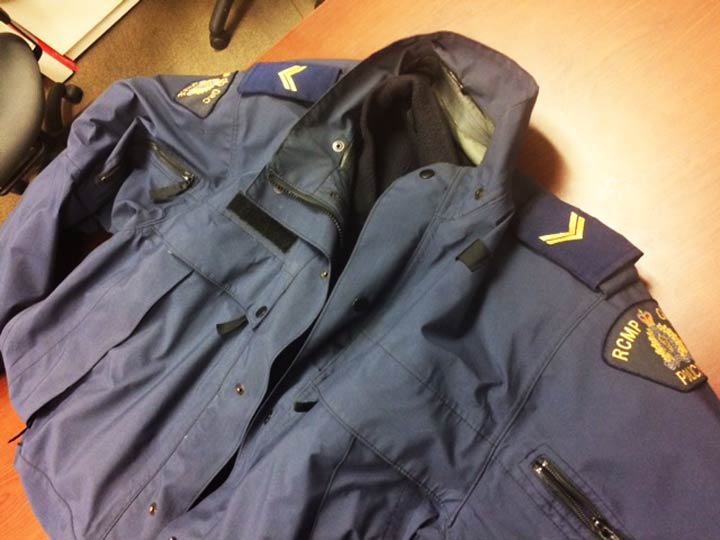 Shellbrook RCMP say they have recovered a missing patrol jacket, similar to the one in this photo.