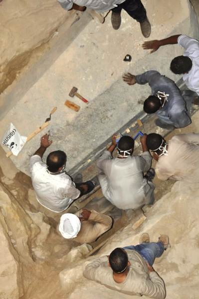 The 2,000 year old tomb was discovered on July 1 in Alexandria.