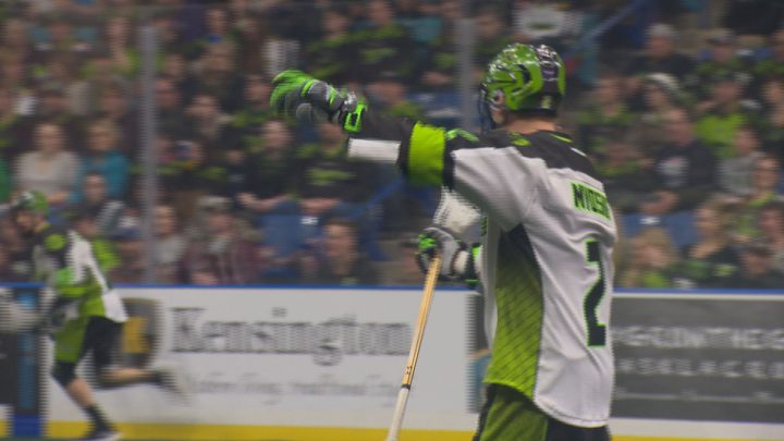 The Saskatchewan Rush sent four draft picks to San Diego to re-acquire Brett Mydske, who was taken by the Seals in the NLL expansion draft.