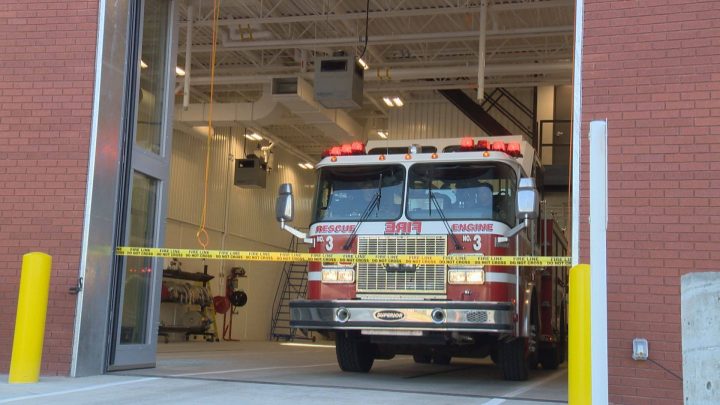 The Saskatoon Fire Department was called to Dr. John G. Egnatoff School late on Friday because witnesses told police they saw a ball of fire on the roof.