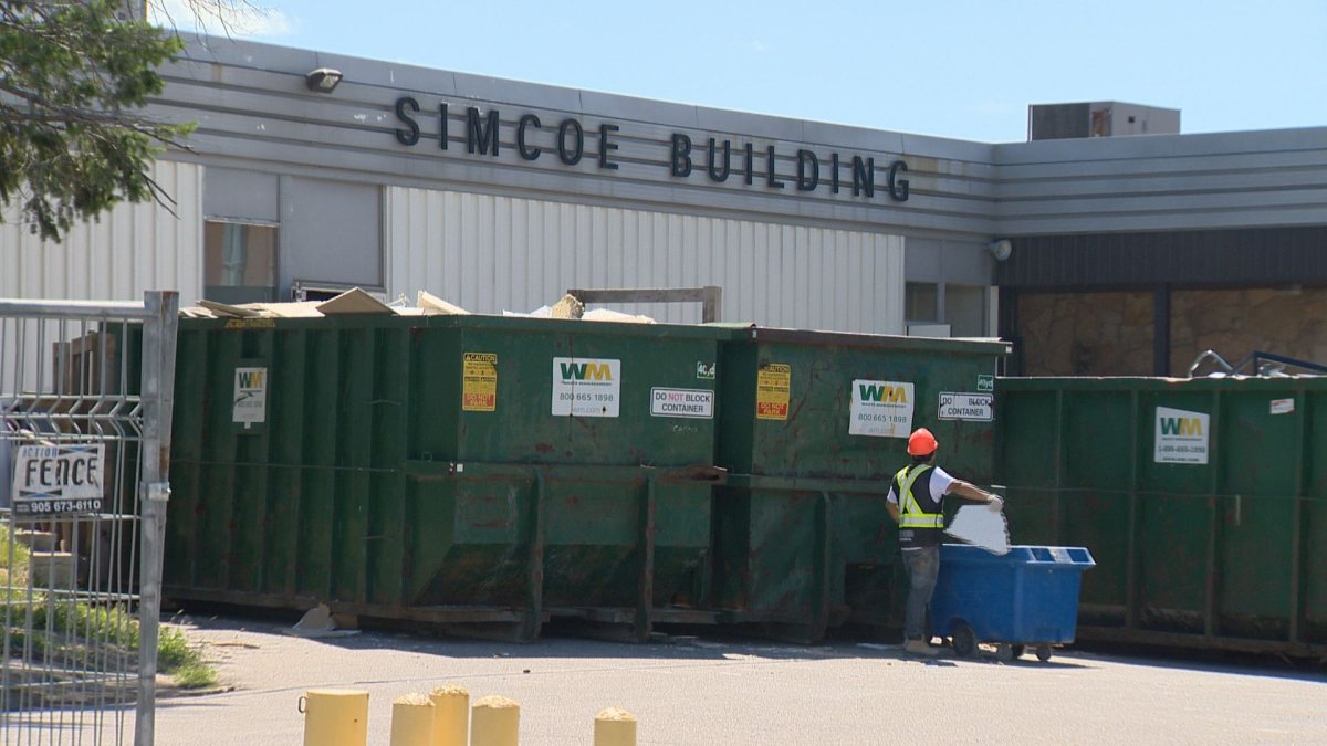 Durham College has already begun the process of demolishing it's oldest building on campus. 