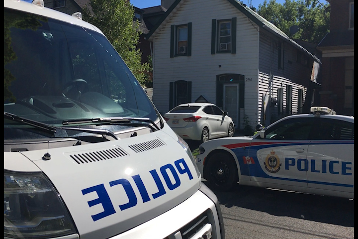 A Peterborough man has been charged after a man was stabbed at a Stewart Street residence early Friday morning.