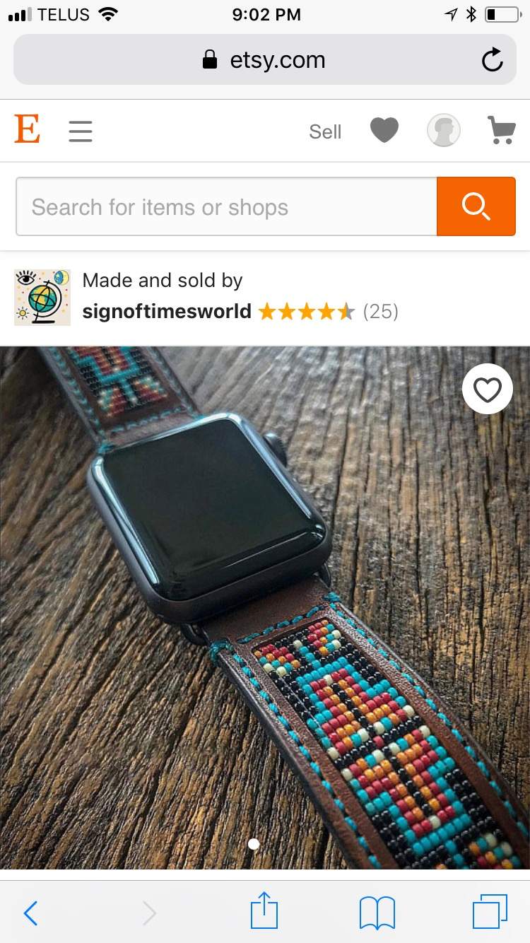 A screen grab of Scovill’s photo that appeared on someone else’s Etsy page