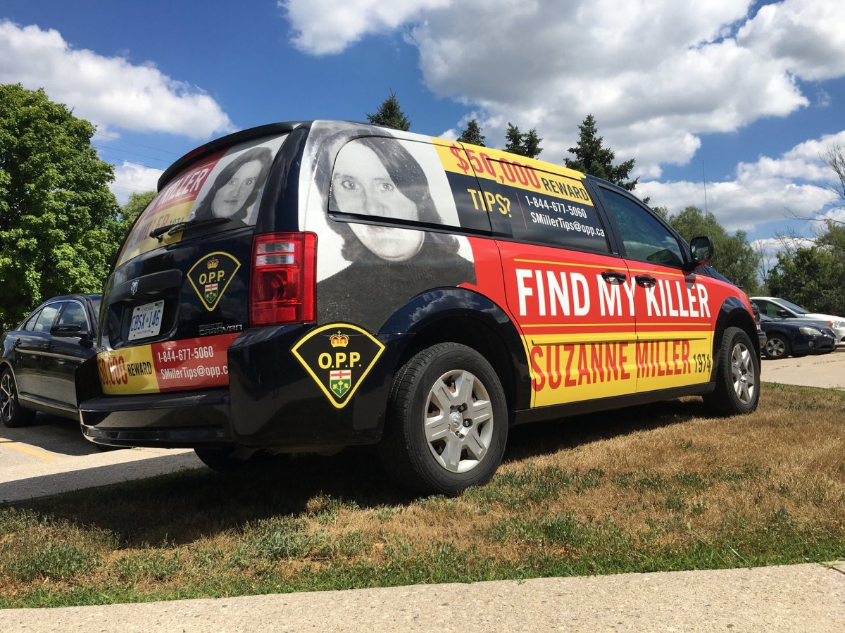 This vinyl-wrapped minivan will be strategically placed around London and the surrounding-area to encourage people to come forward with information.