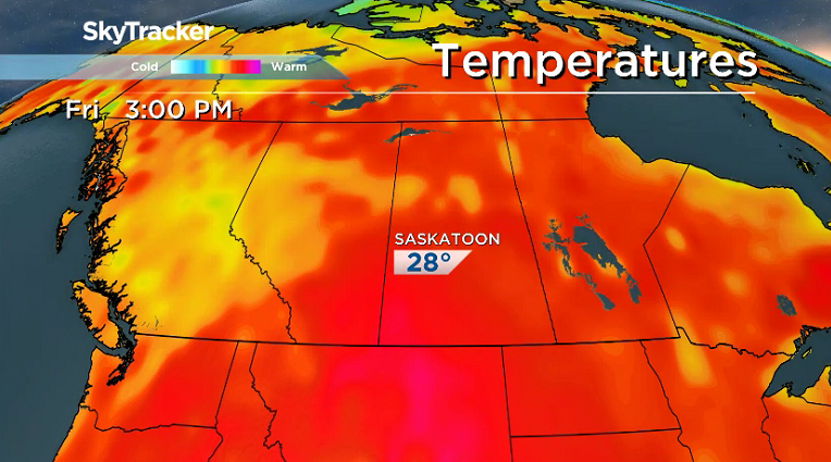 Temperatures will push back into the upper 20s on Friday before a cold front swings through this weekend.