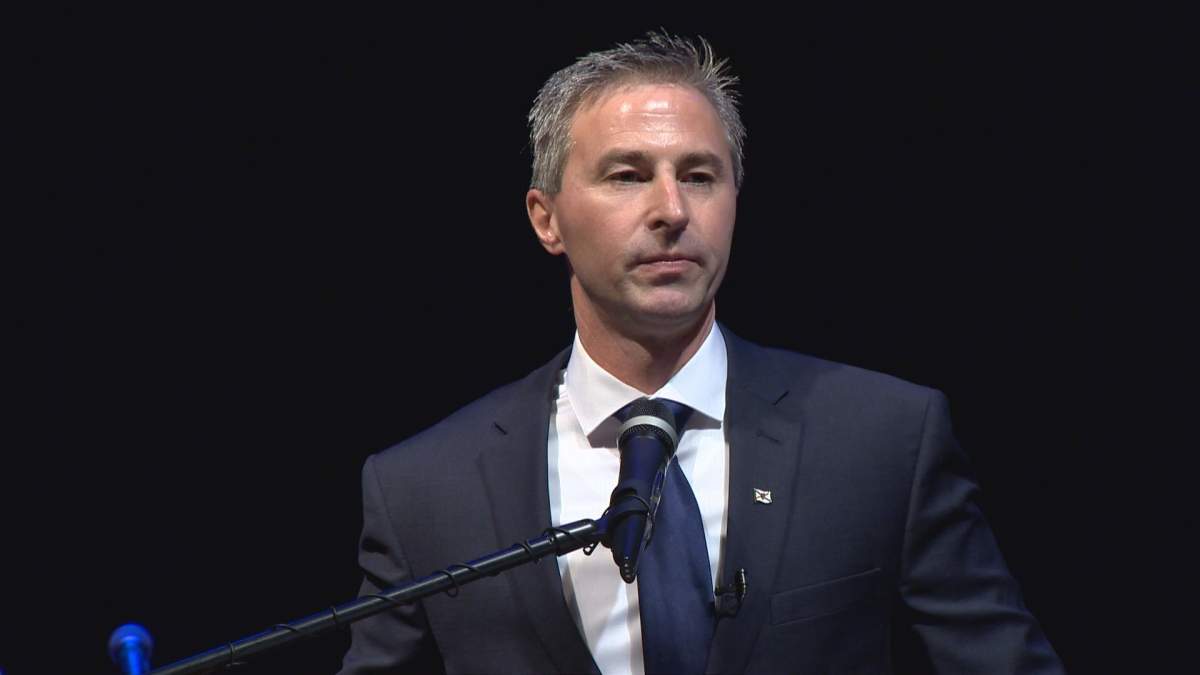 Tim Houston is distancing the province's Progressive Conservative party from text messages sent as part of a federal Conservative outreach campaign.