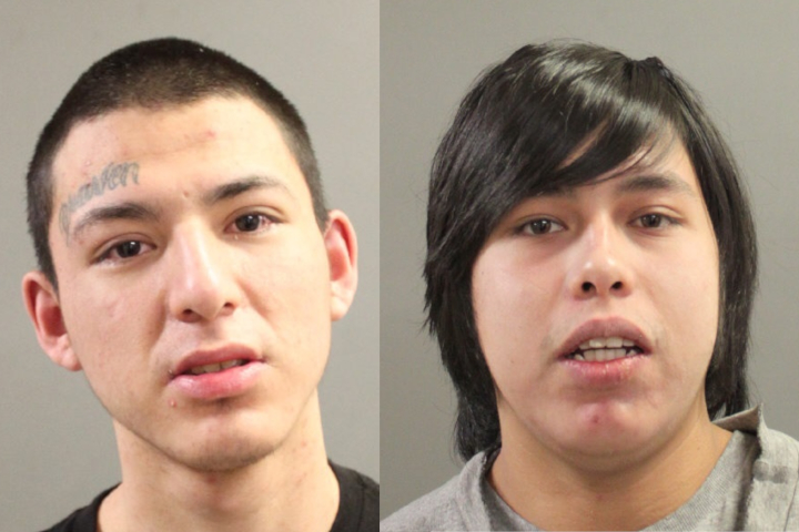 Police are searching for suspects Tommy Beaulieu and Jonah Perswain.