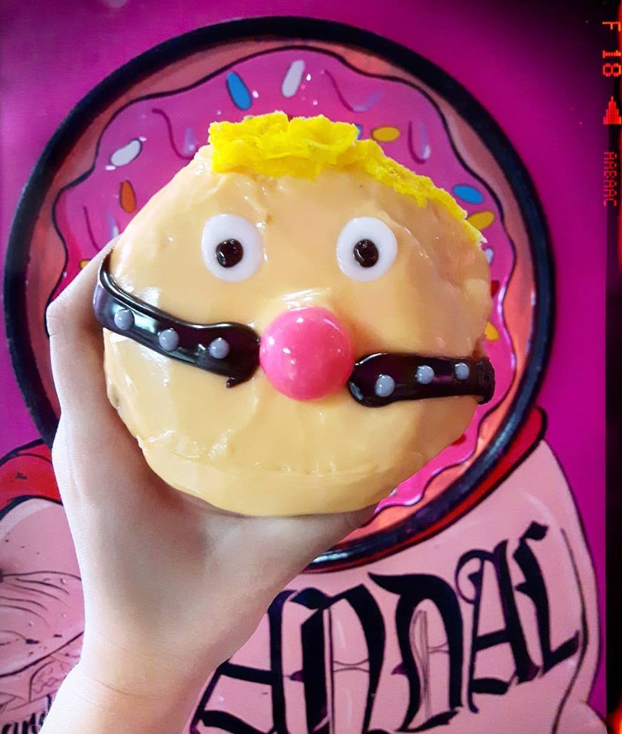 The "Kinky Trump" doughnut will be available throughout Pride Week. 