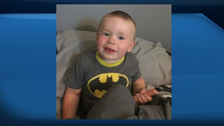 Two-year-old Myles went missing while with his family near the Wapiti River in northwestern Alberta Friday, July 6, 2018.