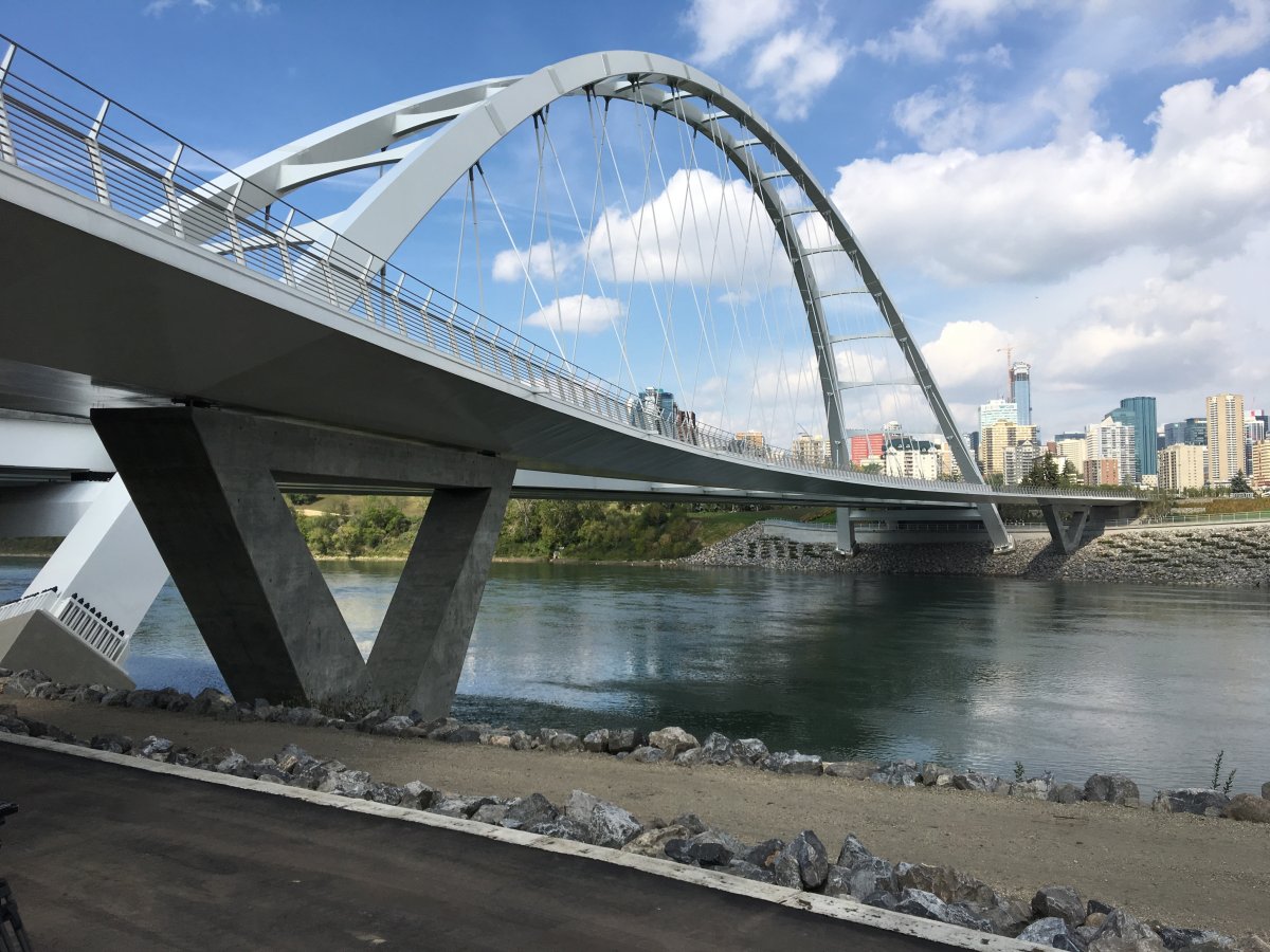 The Walterdale Bridge pictured in August 2018.