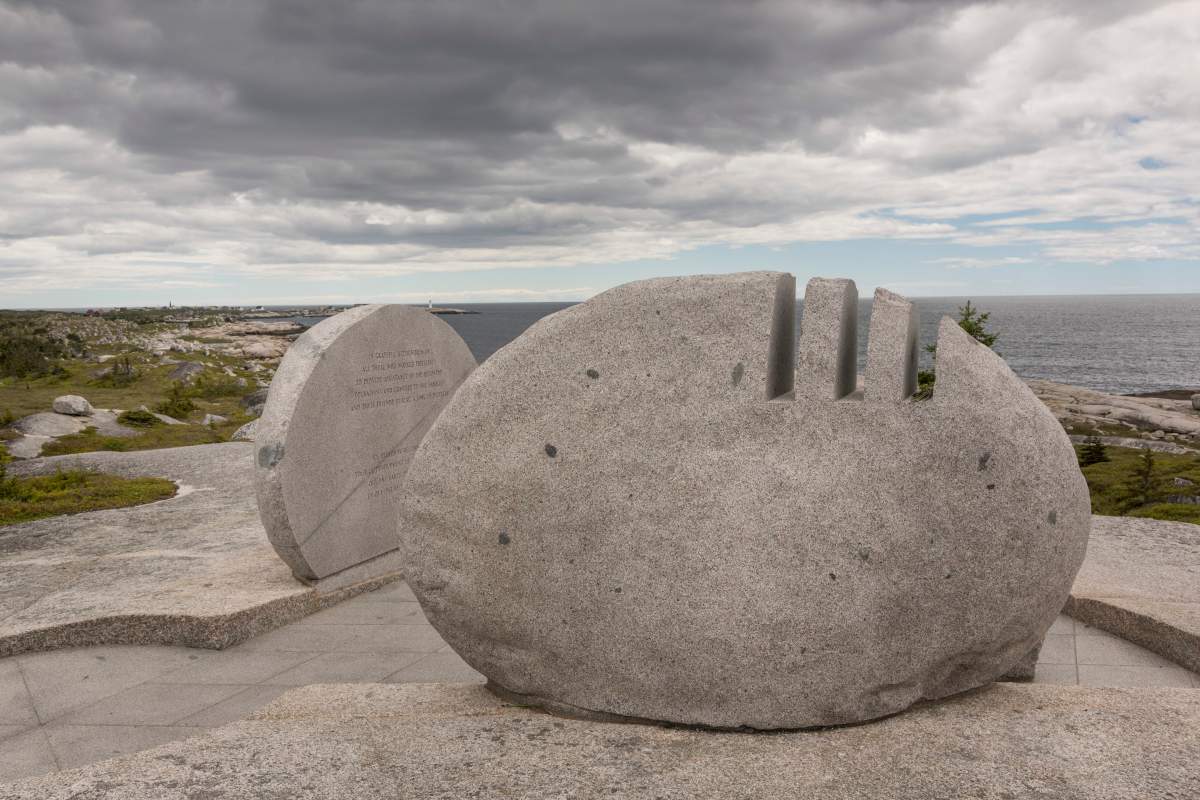 Swissair Flight 111 memorial at Peggy’s Cove, Nova Scotia, on Wednesday, June 15, 2016.