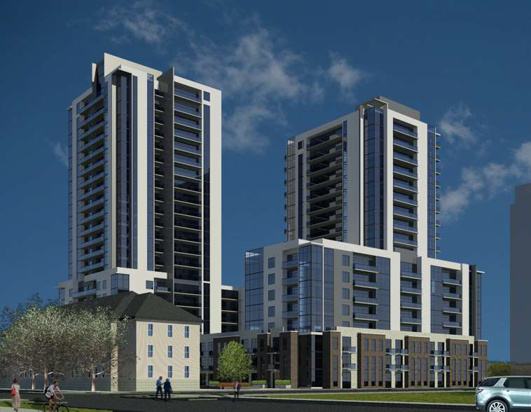 A rendering of the proposed development at 391 South Street.