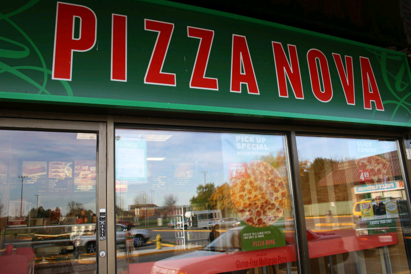 Police investigating armed robbery at Pizza Nova location in Oakville.