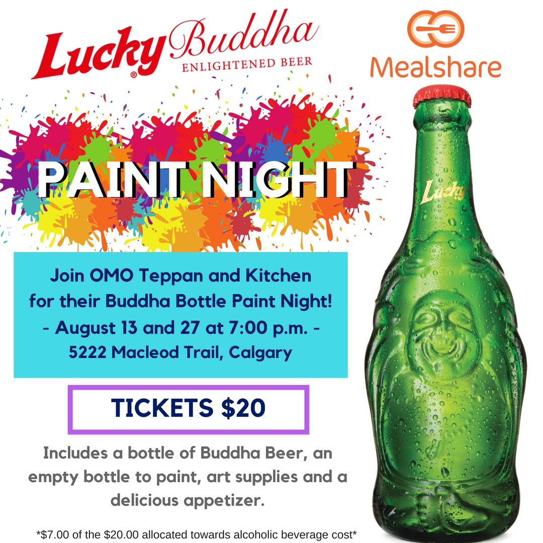 OMO Teppan and Kitchen Buddha Bottle Painting Night - image