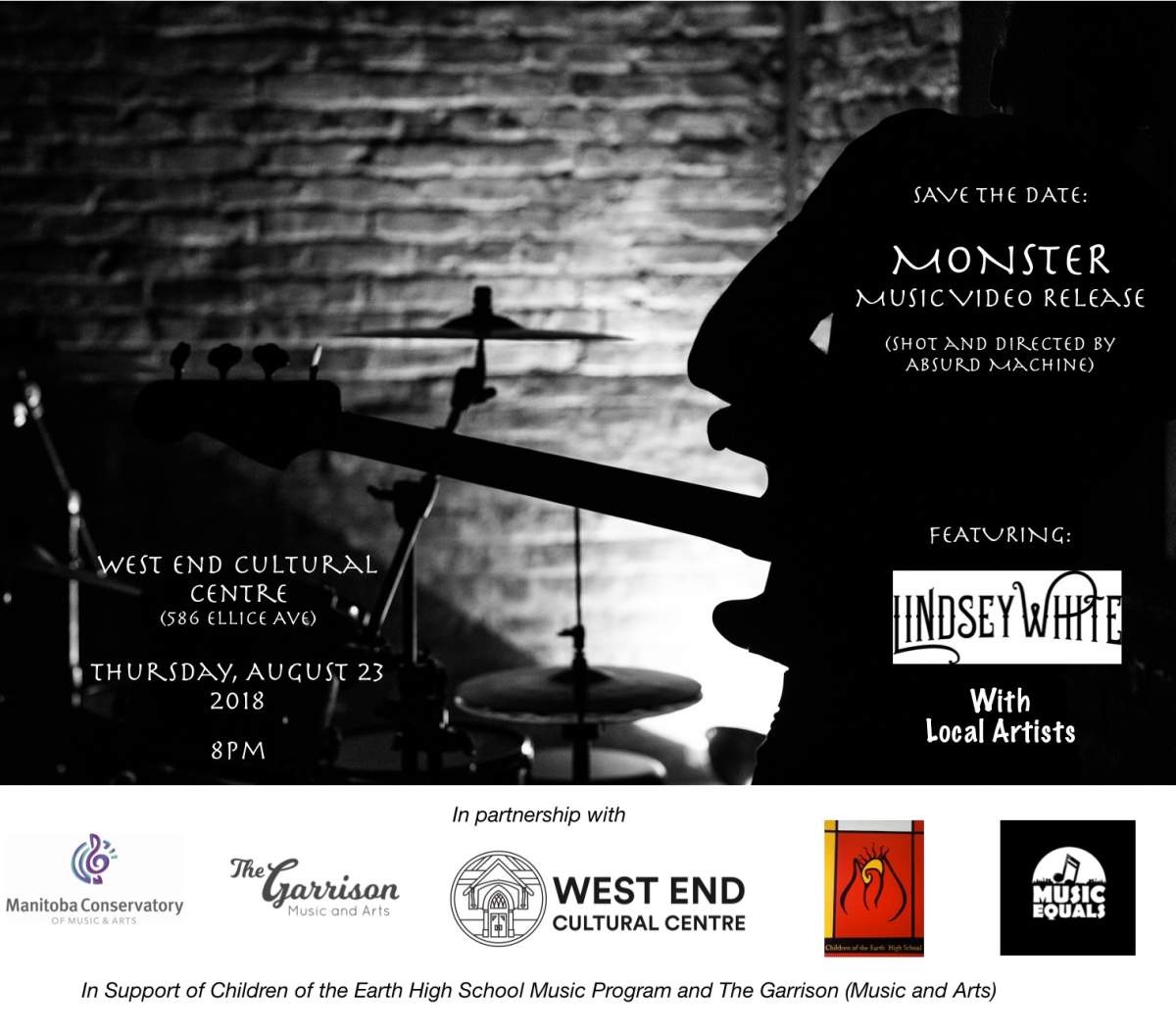 Lindsey White’s Monster Video Release and Music Program Benefit - image