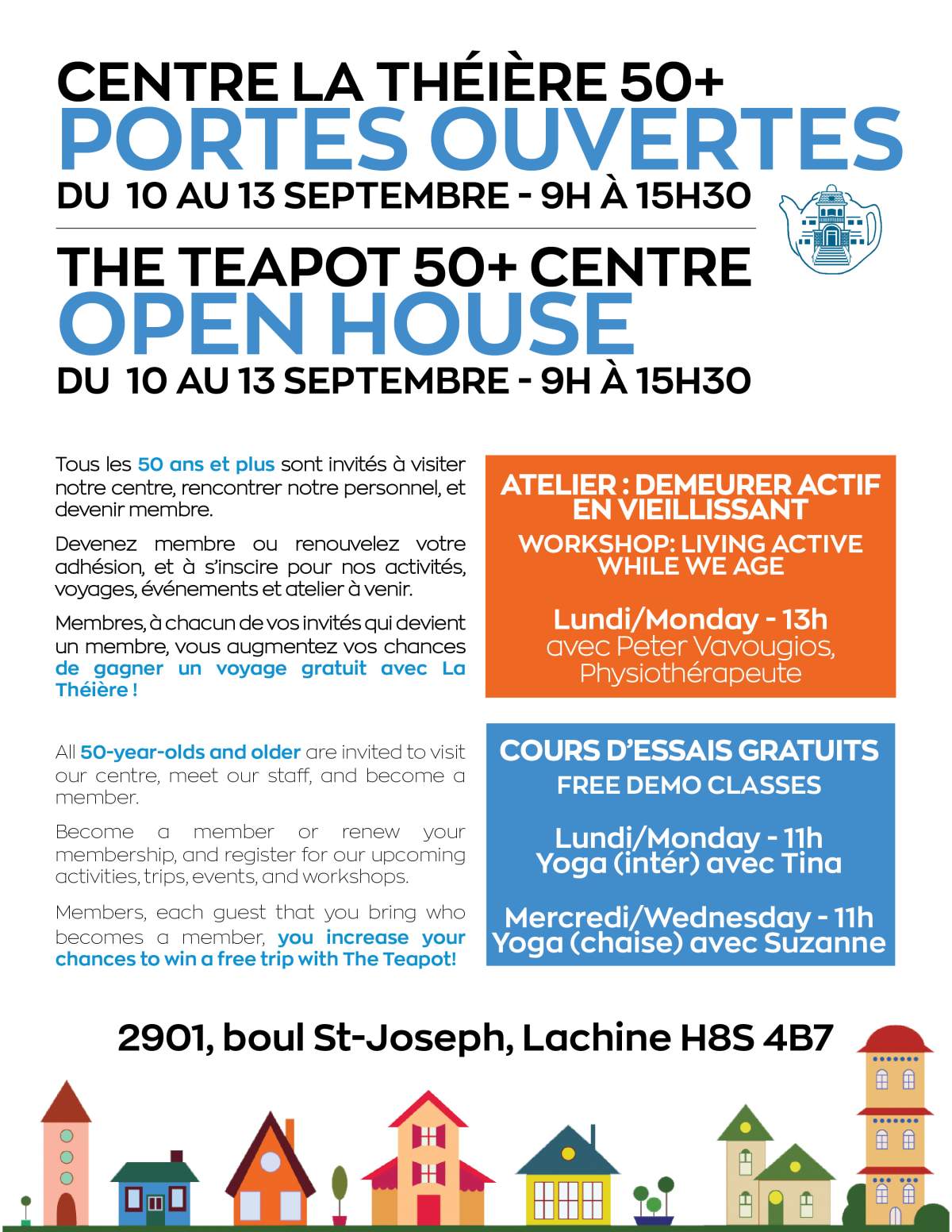 The Teapot 50+ Centre’s Open House Week - image
