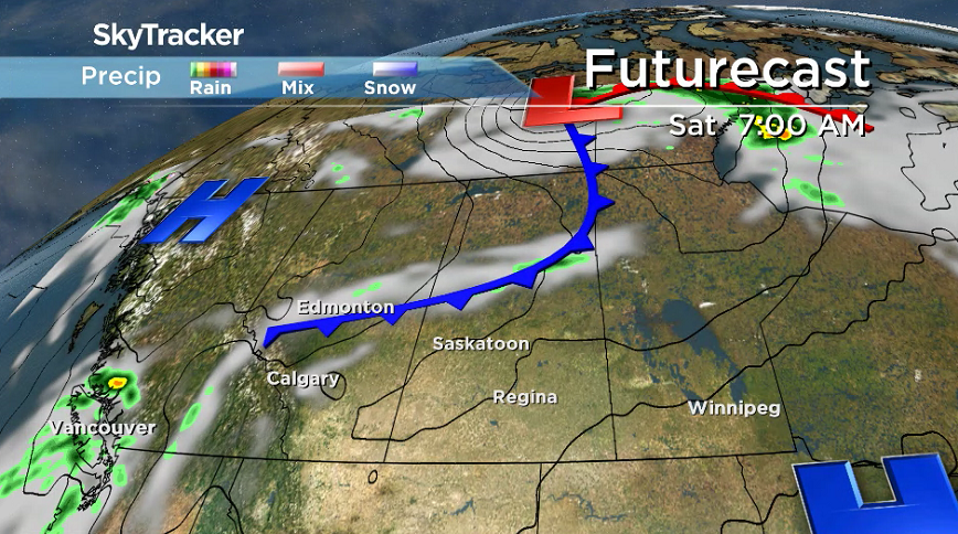 A cold front moving in will shake up the weather pattern this weekend.