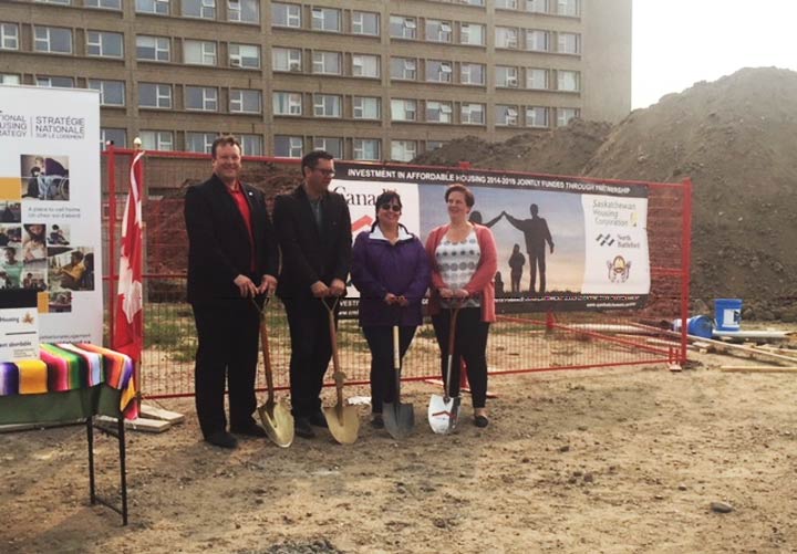 Construction has started on an affordable housing project with support services to help break the cycle of homelessness in North Battleford, Sask.