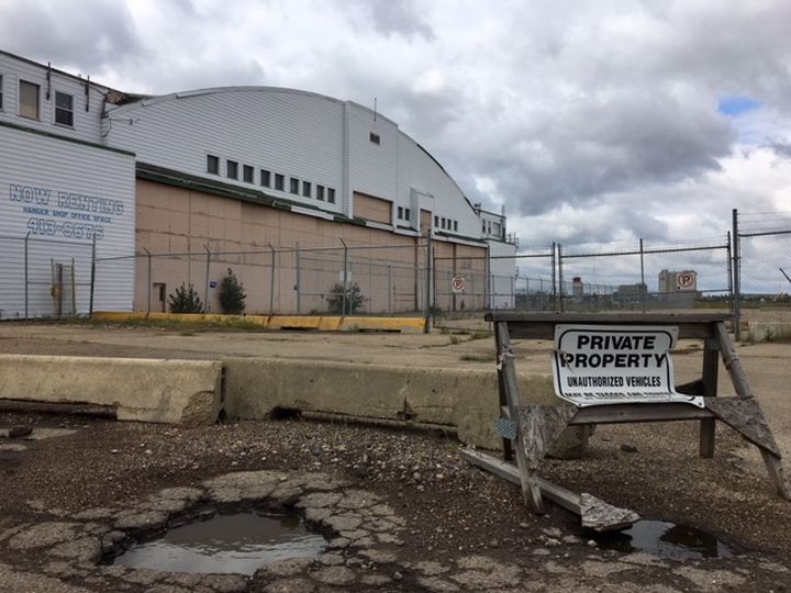 Hangar 11 at the old municipal airport site in Edmonton Monday, Aug. 27, 2018.