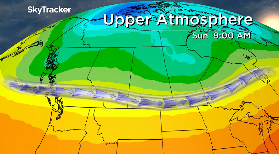 An upper trough keeps conditions cool right through the long weekend.