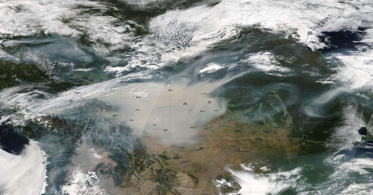 NASA satellite imagery August 15, 2018.